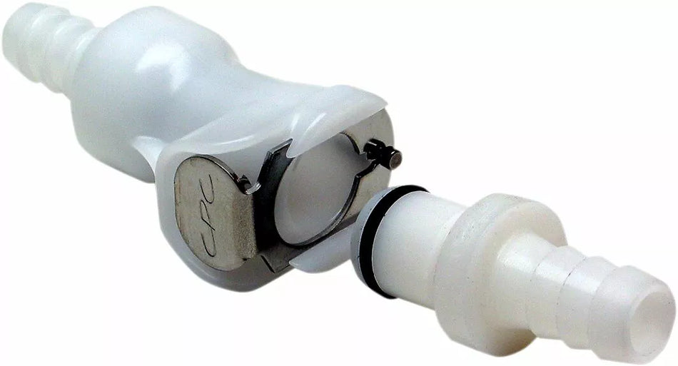 Straight-Through Fuel Line Quick-Disconnect Coupling