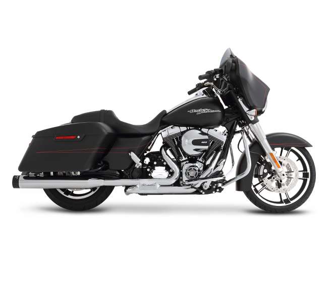 4" Muffler Slip-On Slimline Duals Touring
