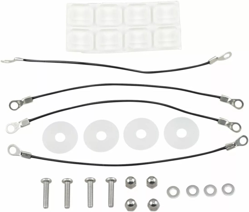 Bagger Budz Saddlebag Bumpers and Pin Retainer Kit