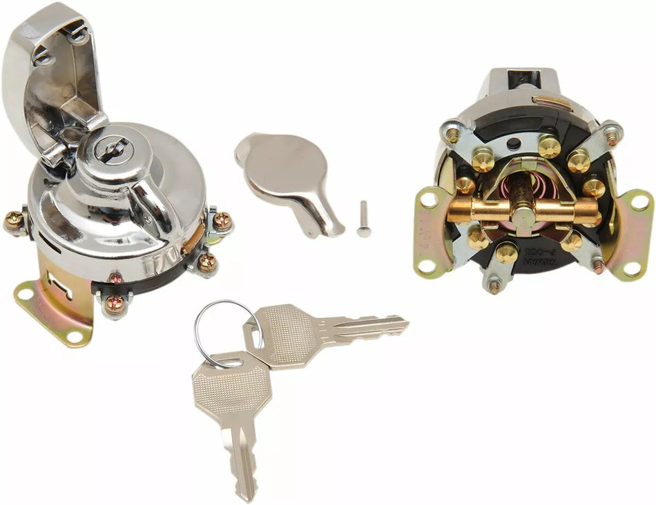 Ignition Switch for Fat Bob Dash, Knuckle/Flat