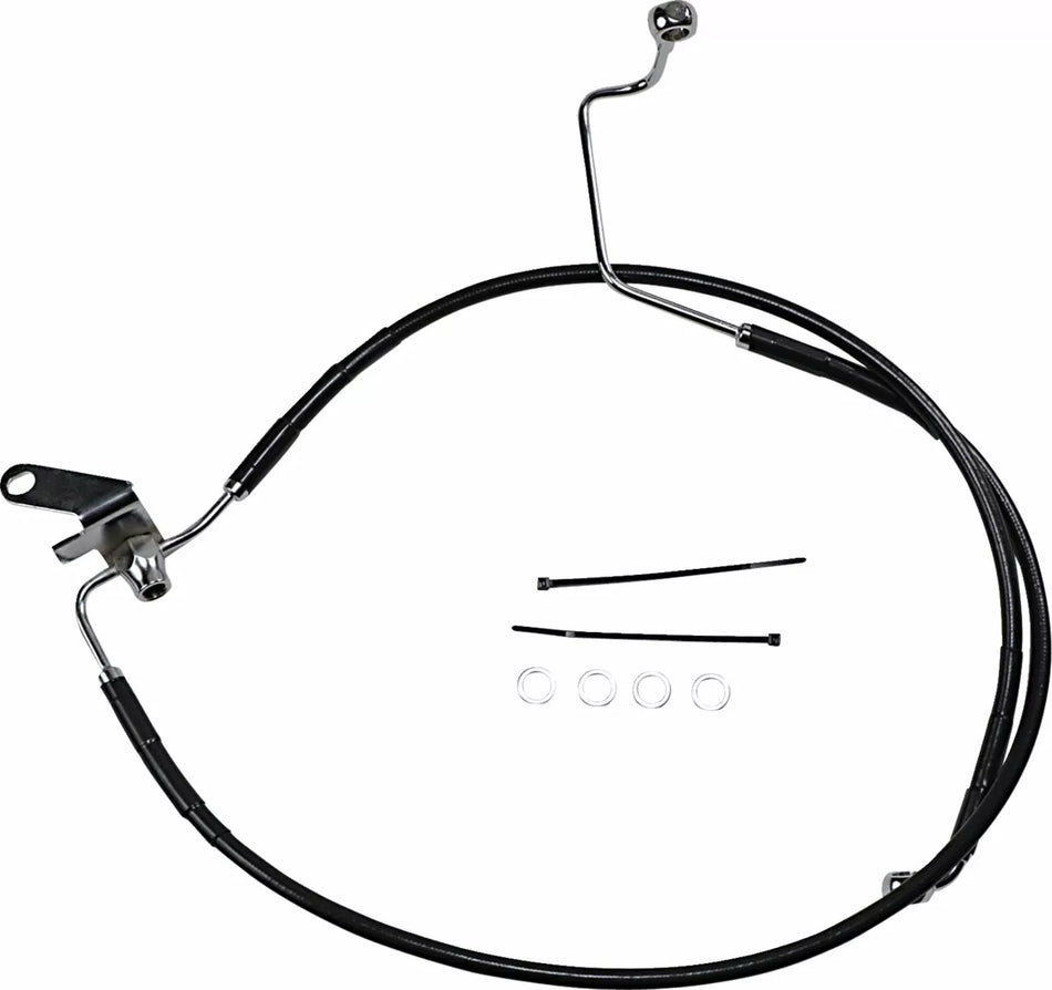 Extended Length Black Vinyl Brake Line Kit