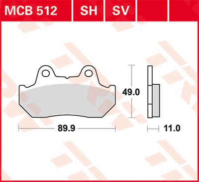 SV Series Sindered Brake Pads