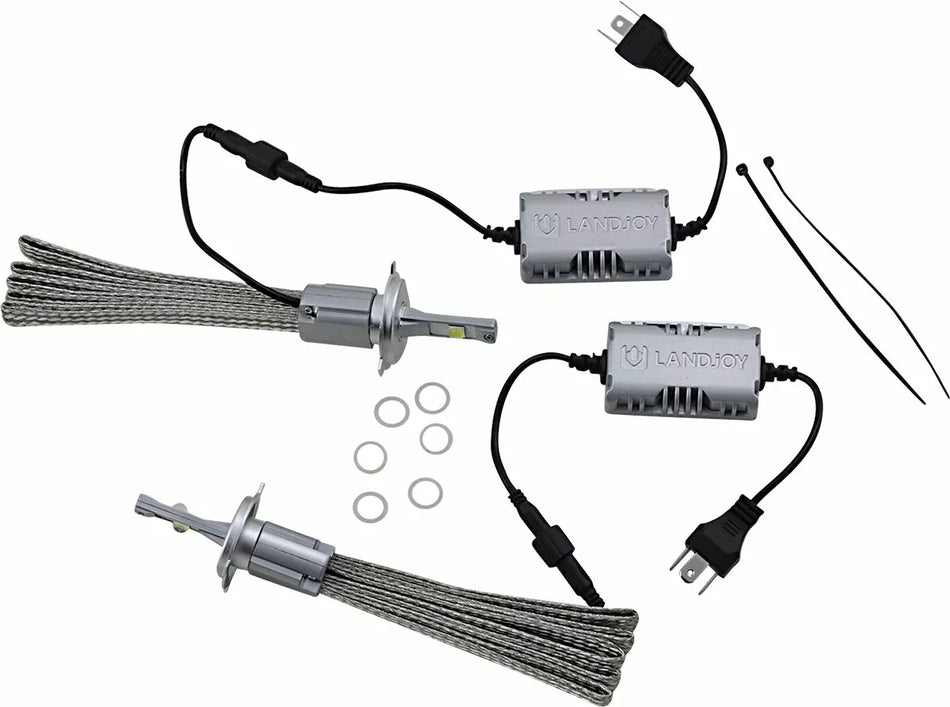 L9 LED Conversion Headlight Bulb with Flexible Heatsink