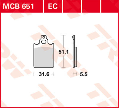 EC Series Ceramic Brake Pads