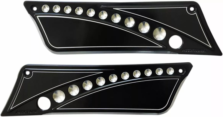 Drilled Saddlebag Latch Covers