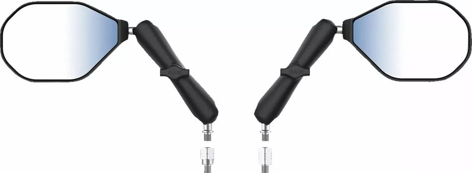 Tough-Mirror™ Kit with M10-1.25 Bases/Reverse Adapter - Long Arm