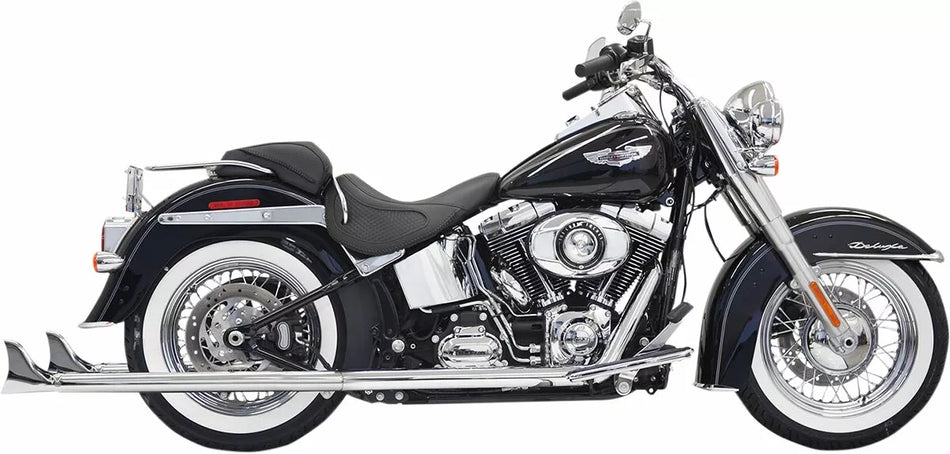 True Duals Exhaust System with Fishtail Mufflers