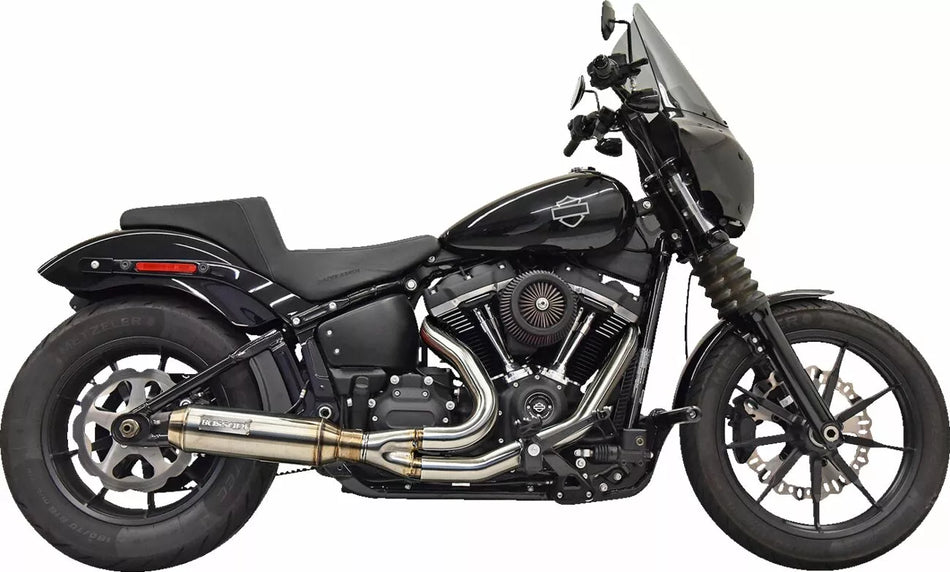 2-into-1 Super Bike Exhaust System with 4" Muffler