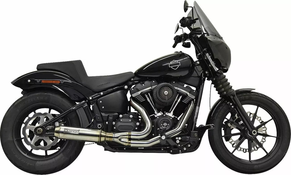 2-into-1 Exhaust System with Superbike Muffler