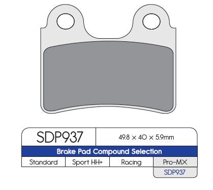 SDP Pro MX High-Performance Brake Pads