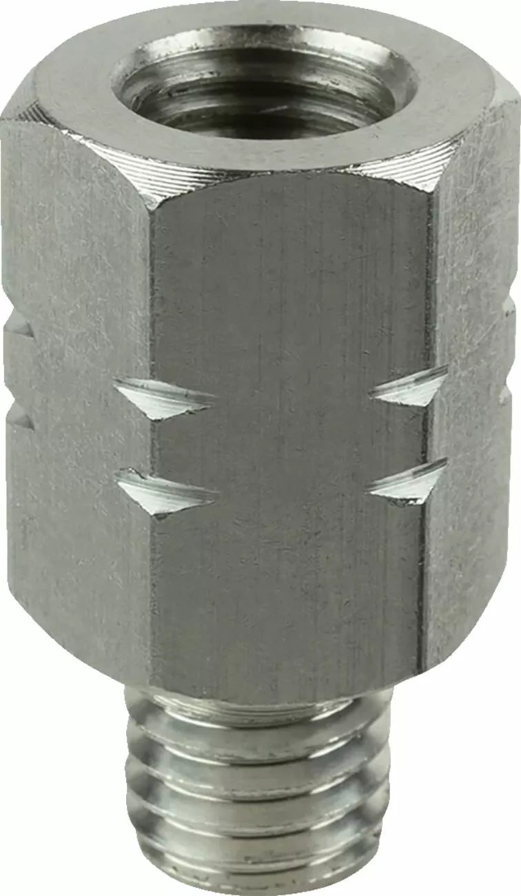 Female M10-1.25 to Male M10-1.5 Thread Adapter 20 mm Long