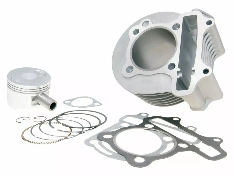Cylinder Kit 150cc 57.4mm for China 4-stroke GY6 125 152QMI, 150 157QMJ