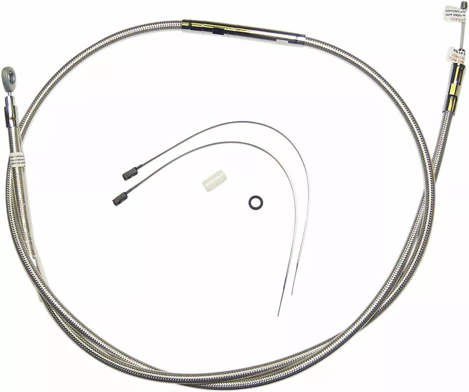 High-Efficiency Polished Stainless Clutch Cable