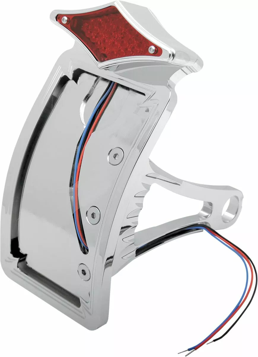 Side Mount Diamond LED Taillight and License Plate Mount