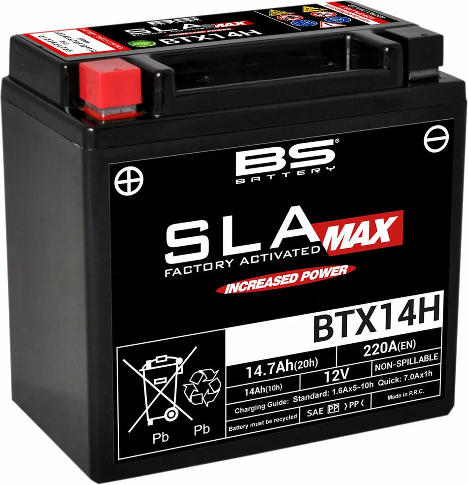 SLA MAX Factory- Activated AGM Maintenance-Free Battery [60873]