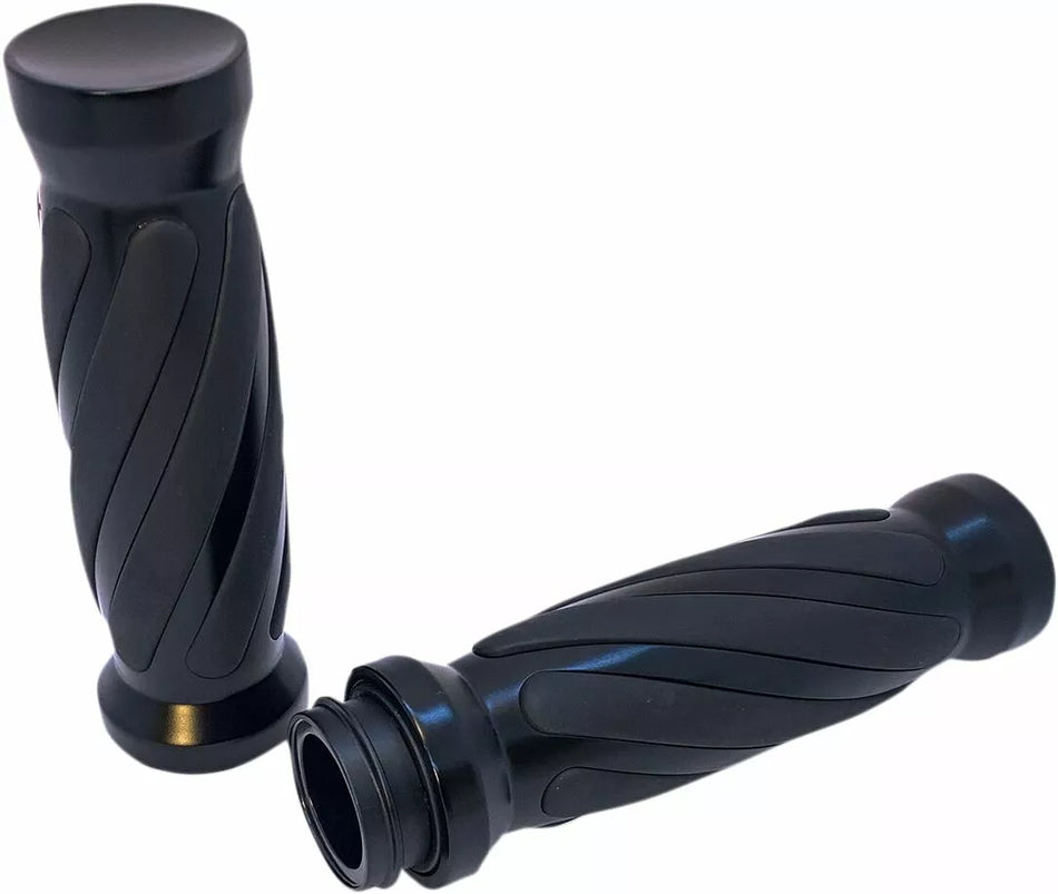 Custom Twisted Rubber Grips