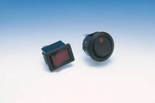 Amber Illuminated Round Switch