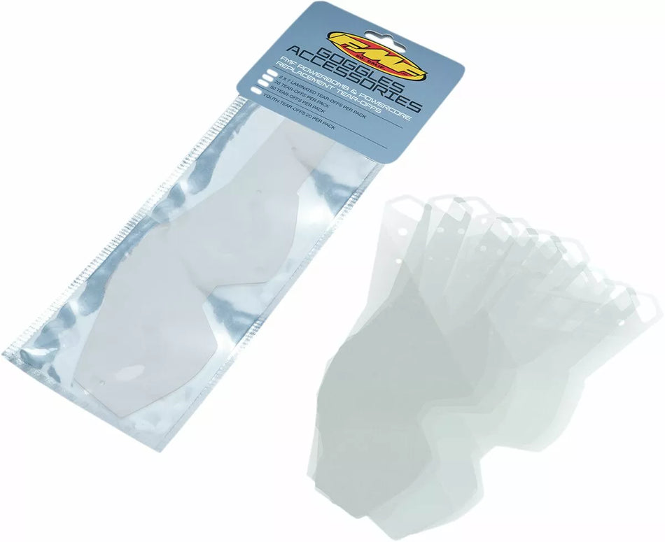 Youth PowerBomb/PowerCore Goggle Tear-Offs