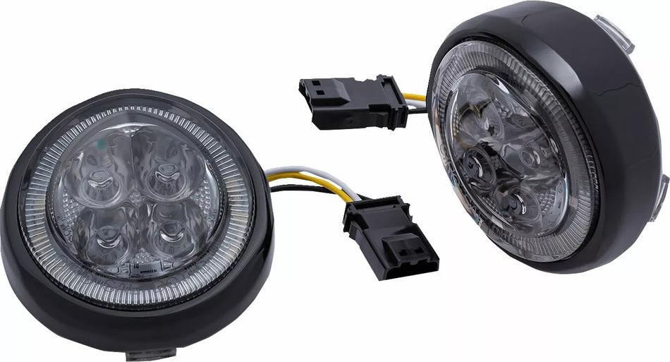 LED Fang® Front Signal Light Inserts with Bezel