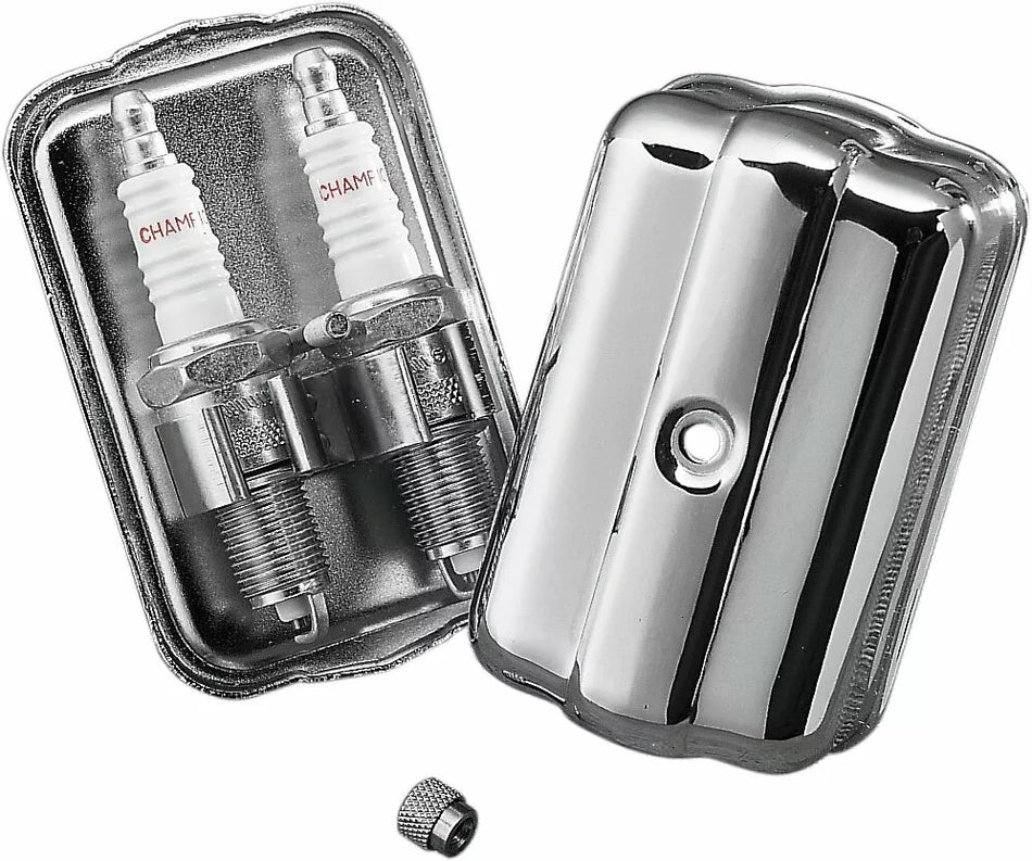 Chrome Spark Plug Holder