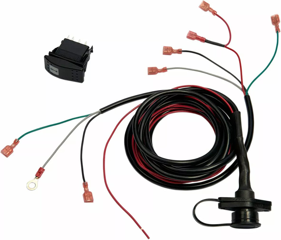 Dash Rocker Winch Switch with Wiring