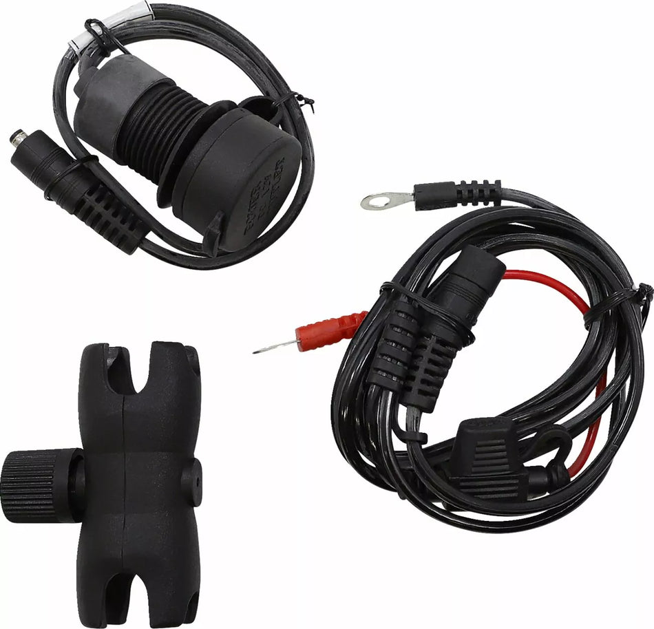 Dual USB Port Charger with 1" Ball Mount