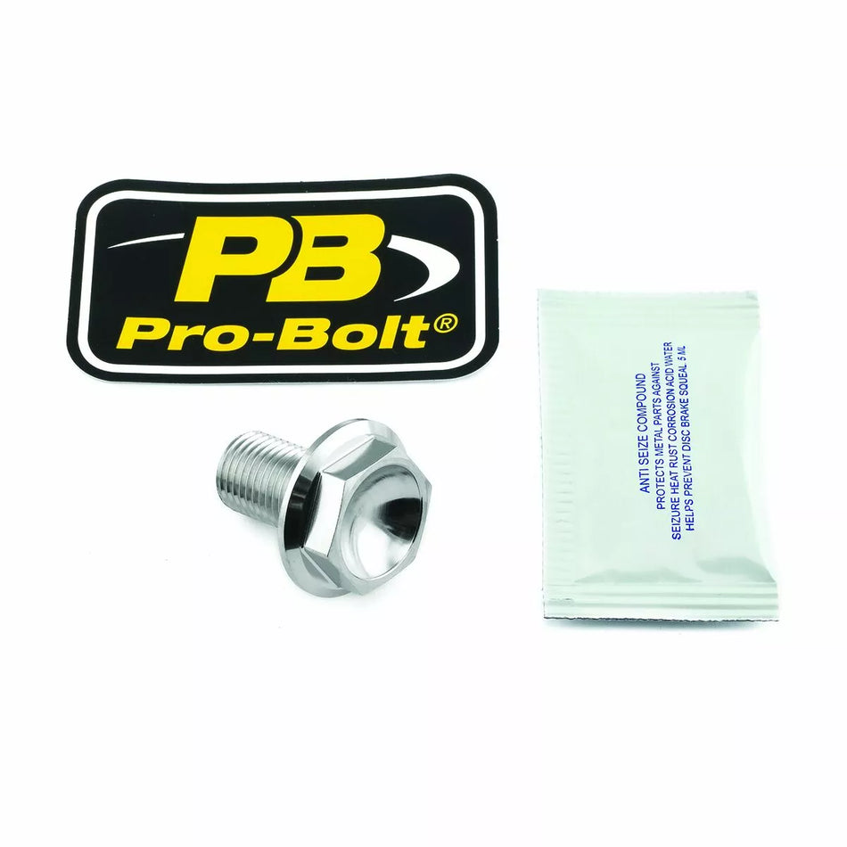 Axle Bolt Stainless Steel, Front