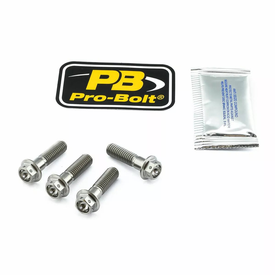 Titanium Clip-On / Handle Bar Mount Bolt Kit