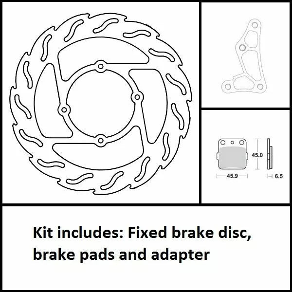 260 mm Oversize Floating Rotor Brake Kit