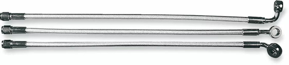 Alternate Length Designer Series Braided Non-ABS Front Upper Brake Line Kit