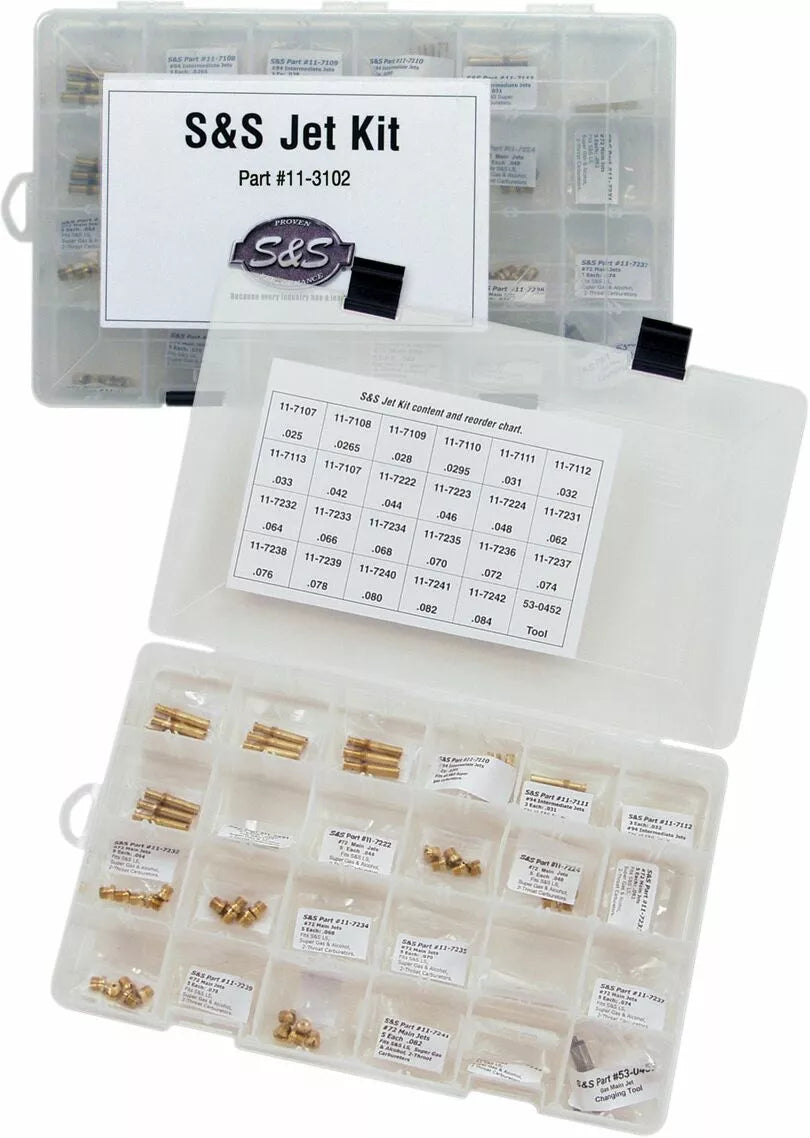 Genuine S&S Carburetor Jet Kit