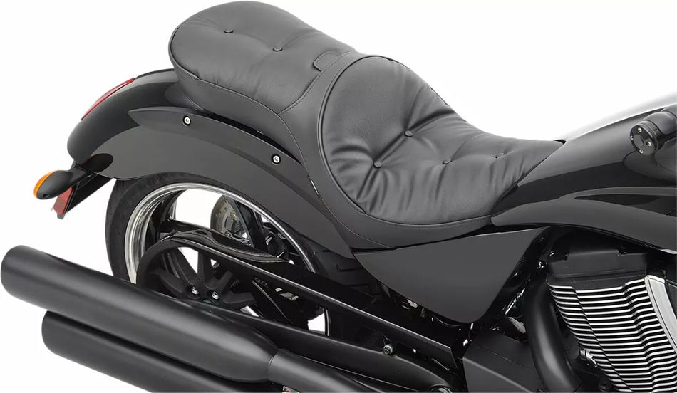 Ez Glide II™ Backrest Compatible Low-Profile Leather Touring Seat