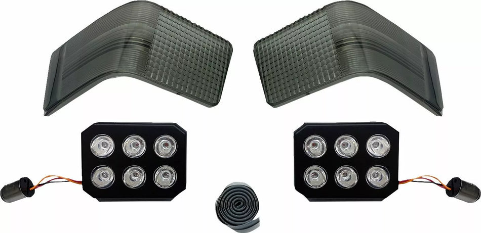 LED Tour-Pak Run/Brake Lights with Lenses