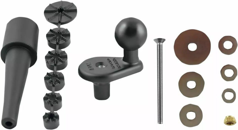 Motorcycle Fork Stem Base with 1" Balls