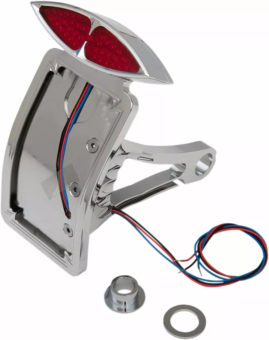 Side-Mount Deco Taillight with License Plate Mount