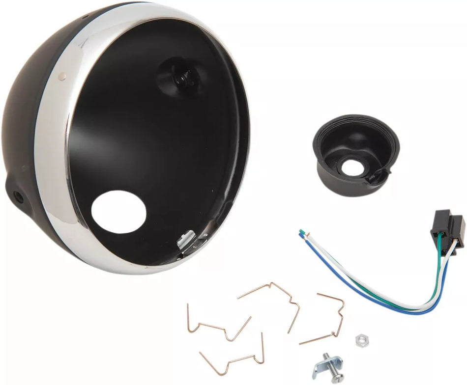 Lucas Style 7" Side Mount Headlight Shells
