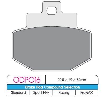 ODP Organic Brake Pads