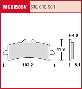 CRQ Series Carbon Race Brake Pads