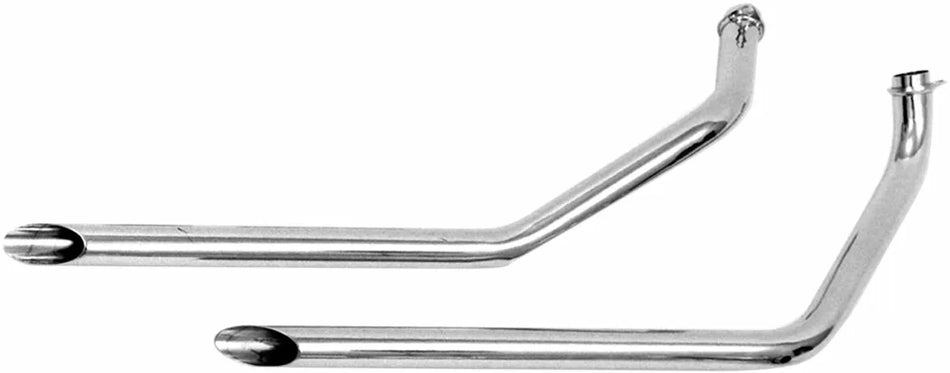 Staggered Dual Slash Cut Drag Pipes