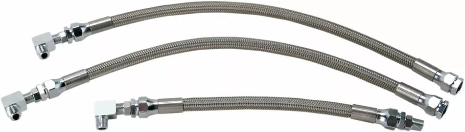 Stainless Steel Braided Oil Line Kit