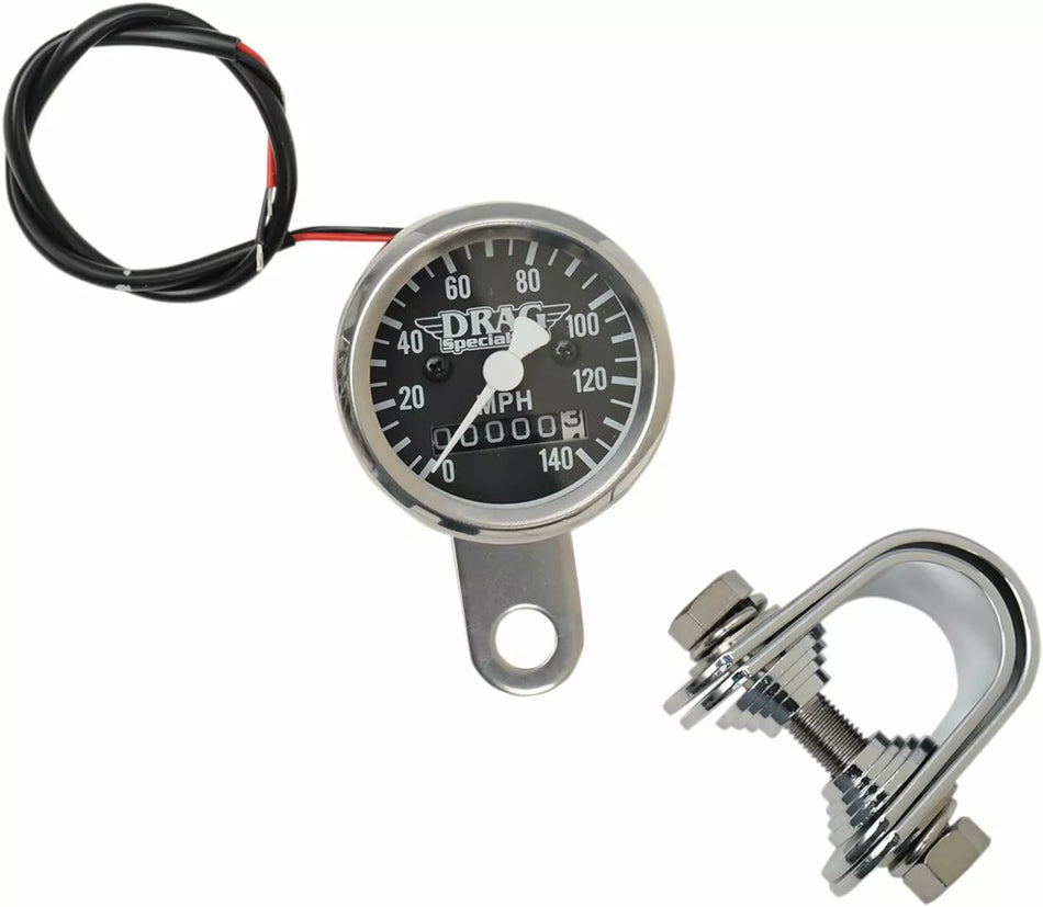1-7/8" 140 MPH Mini Mechanical Speedometer