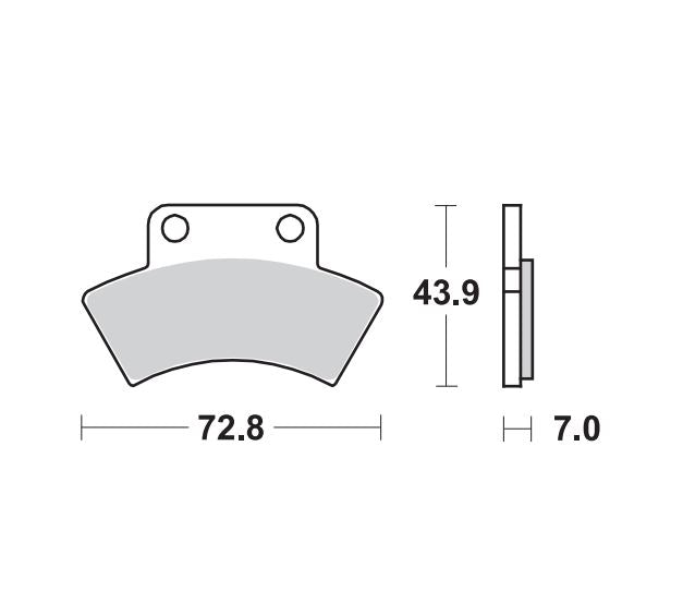Nitro ATV Brake Pads