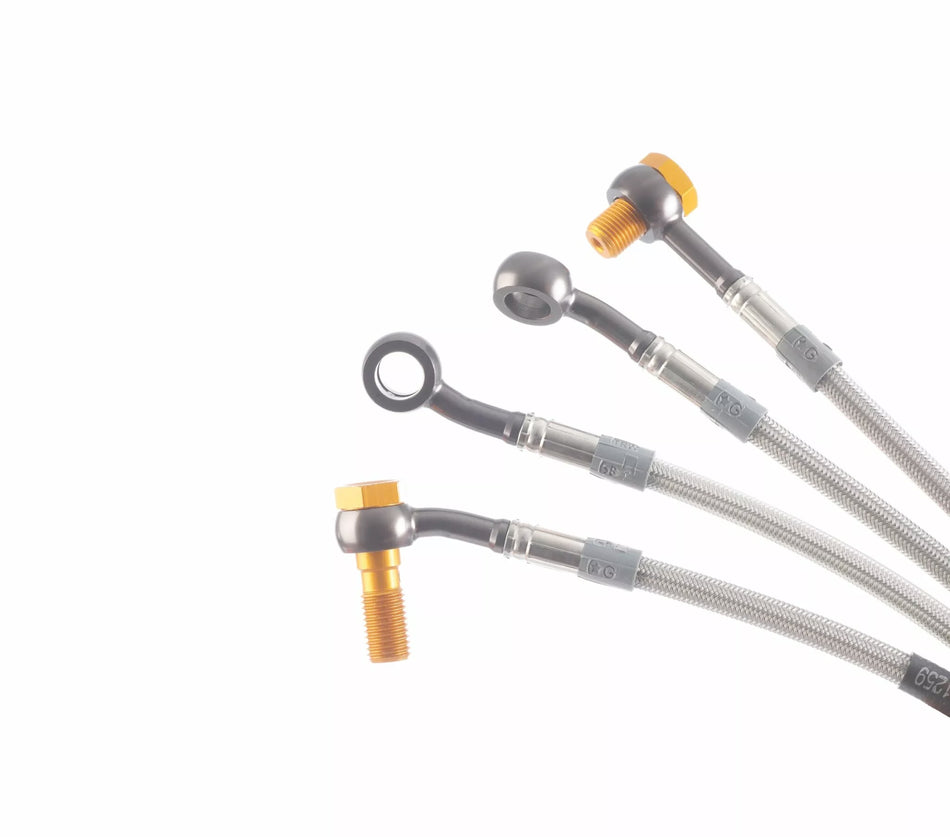 Ready-To-Install Braided Brake Lines