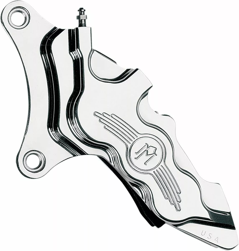 Six-Piston Differential-Bore Front Caliper