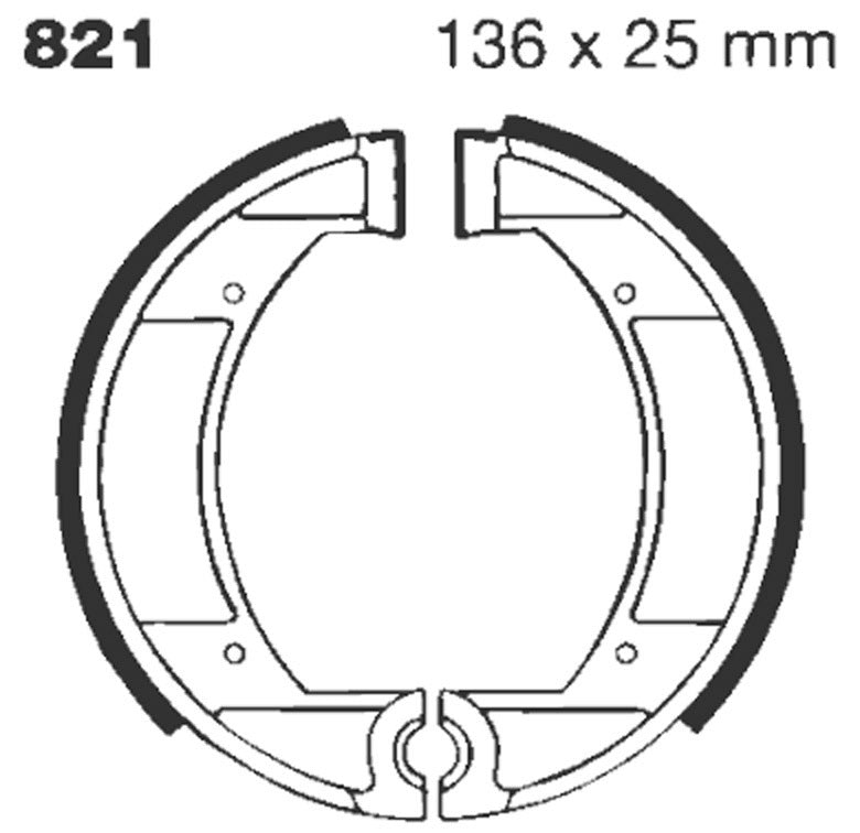 "G" Grooved Brake Shoe