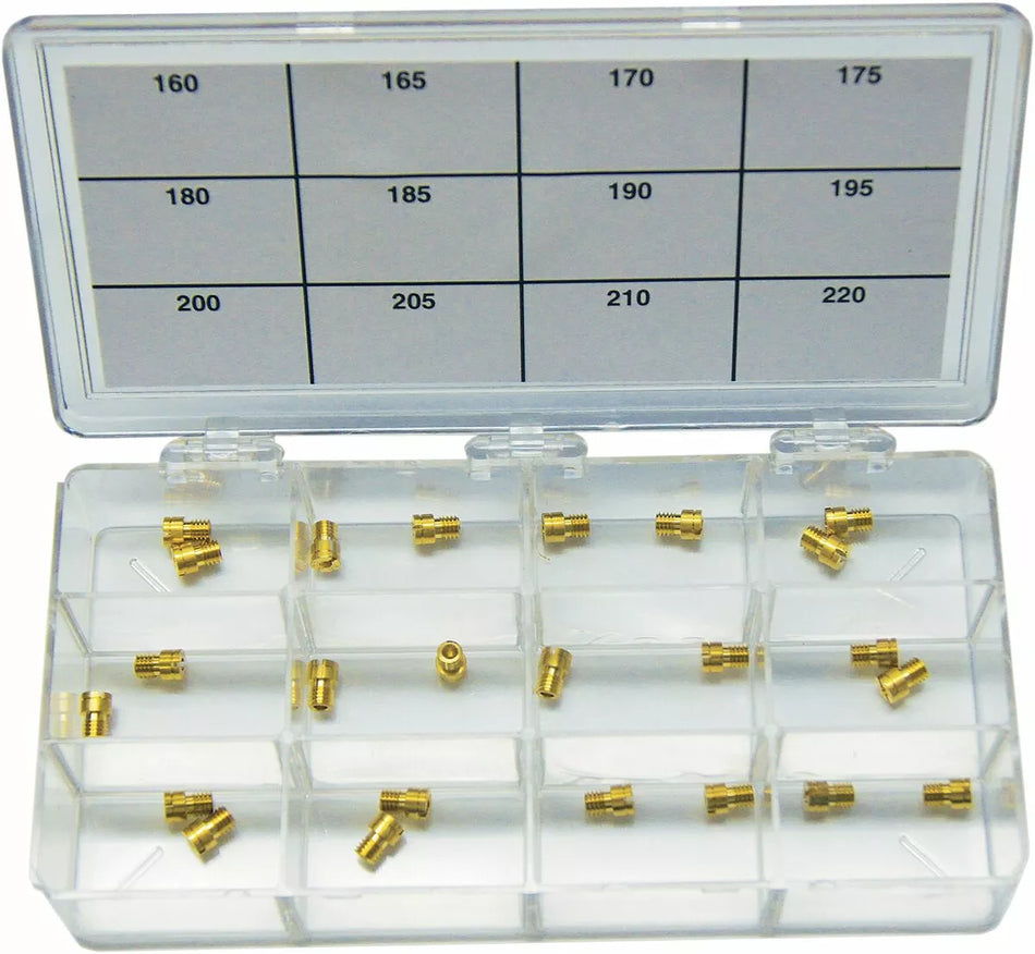 A-Bax Engineering Main Jets Assortment for Keihin CV Carburetor Kit
