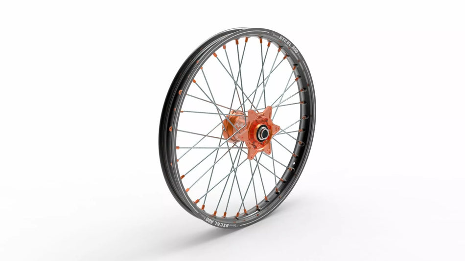 Elite MX-EN Wheel, A60, silver spokes
