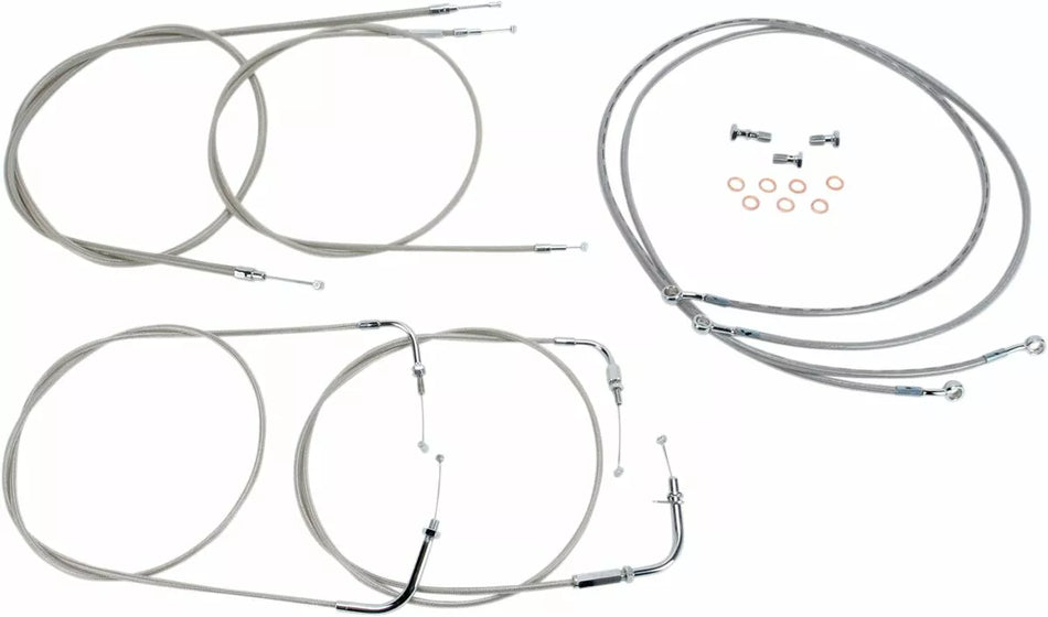 Stainless Handlebar Cable/Line Kit