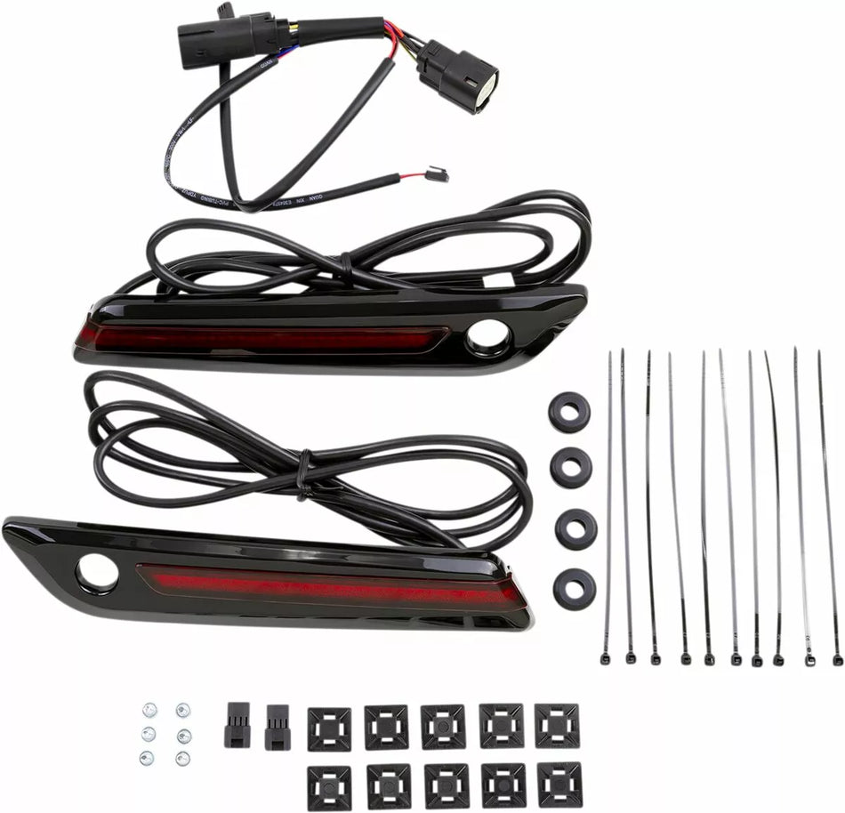 LED Saddlebag Hinge Covers