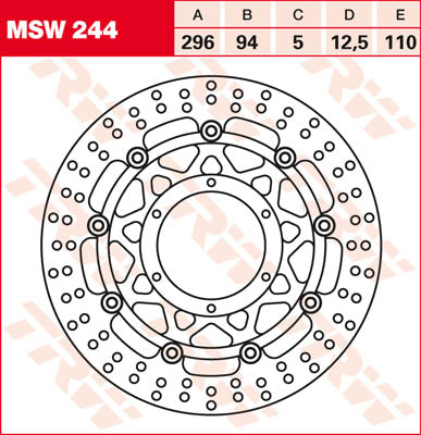Round Floating Brake Rotor